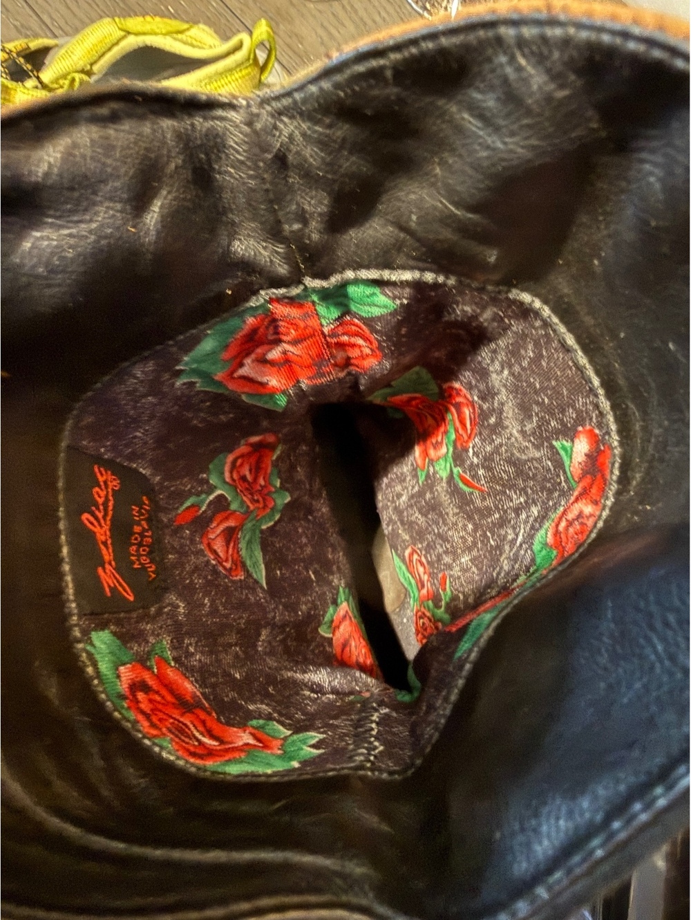 Vintage Zodiac Multicolor Suede Cowboy Boots - Picture 8 of 11